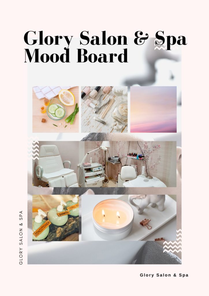 Salon Social Media_Sample mood board template