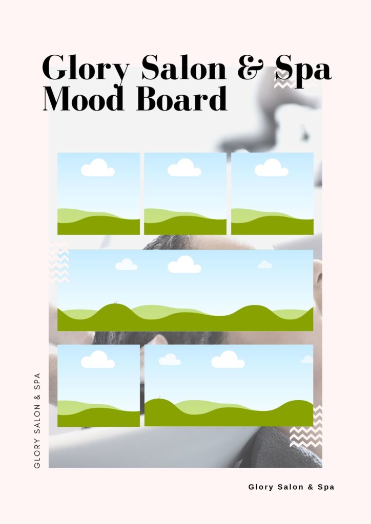 Salon Social Media_Sample mood board template
